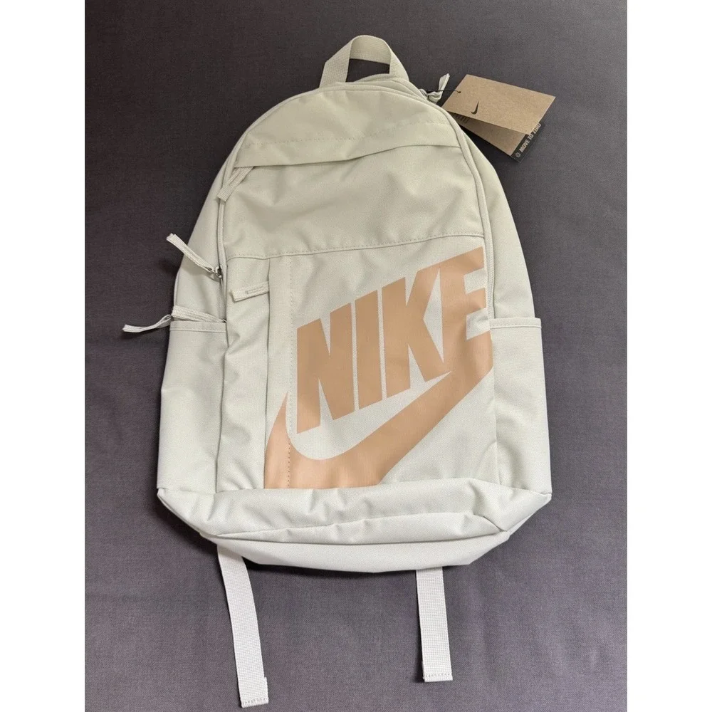 NIKE Elemental 21L School Backpack Travel Bag Mint Gold‎ Men's *NEW* DD0559-020